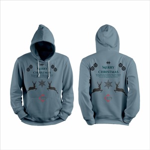 เสื้อฮู้ดโพลีเอสเตอร์ใส่ได้ทั้งชายและหญิงเสื้อสวมหัวพิมพ์โลโก้คริสต์มาสขนาดใหญ่3D จากผู้ผลิต - Product Image 5