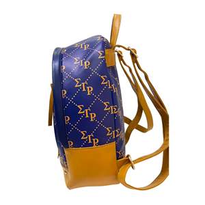 Sigma Gamma Rho Sac à dos à emboîtement doré et bleu - Product Image 3