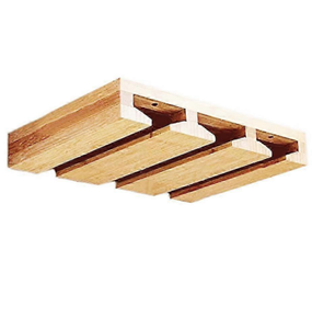 Support mural en bois pour verres à vin à suspendre sous l'armoire - Product Image 1