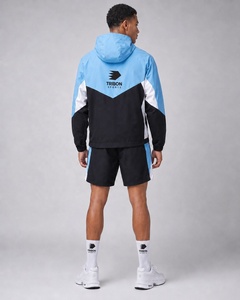 Conjunto de Chaqueta Cortavientos y Pantalones Cortos para Hombre, Ligero, Transpirable, de Secado Rápido, Ropa Deportiva Informal para Verano - Product Image 3