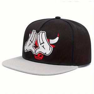 Vente en gros de casquettes de baseball unisexes de qualité luxueuse chapeau 5 panneaux tendance pour le sport casquette unie et unie - Product Image 1