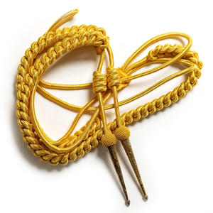 Aiguillette de soie 100% coton robe épaule cordon conseils personnalisés de haute qualité cordons personnalisés - Product Image 6