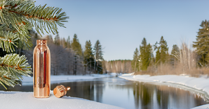 Handcrafted Copper Vessel Water <b>Bottle</b> Direct Drinking Accessory With Health Benefits for Unisex for Hiking - Product Image 5