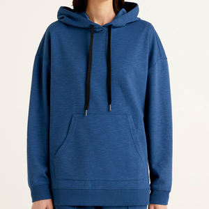 Sudadera con capucha de algodón para mujer, suéter femenino de estilo profesional, a la medida - Product Image 1