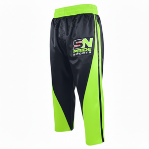Pantalon de kickboxing et MMA décontracté en toile personnalisée de haute qualité, respirant, écologique, pour homme, effet délavé - Product Image 1