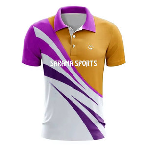 Conjuntos de cricket de alta calidad Último diseño 100% Poliéster Jersey Impreso Polos Cricket Jersey Hecho en Pakistán - Product Image 4