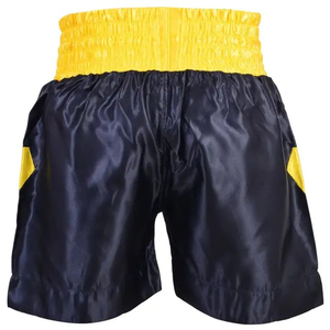 Shorts de boxe Muay Thai sur mesure en gros, équipement de combat de kickboxing, vêtements d'arts martiaux, extensible, 100% polyester, léger, séchage rapide - Product Image 2