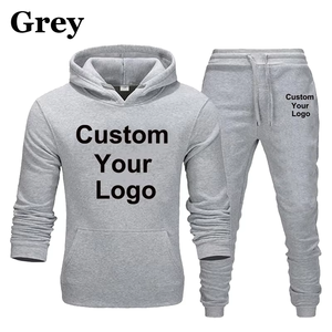 Custom Your Logo Winter Printed Women's <b>Hoodies</b> Pants 2Pcs/Sets Fleece Sweatpants <b>Gym</b> Fitness Elastic Waist Sportswear - Product Image 3