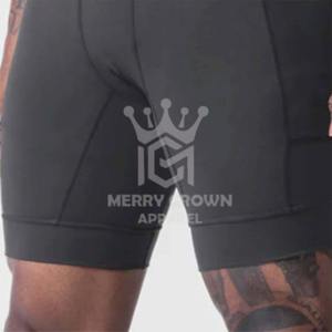 Pantalones cortos de gimnasio Hombres 100% Poliéster Compresión Fitness Correr Entrenamiento Atlético Gimnasio Pantalones cortos deportivos Ropa para hombres - Product Image 2