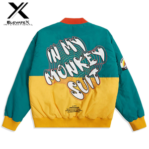 Veste de baseball universitaire de haute qualité pour hommes, vêtements d'extérieur de sport à la mode personnalisables avec broderie de lettrage pour l'hiver - Product Image 2