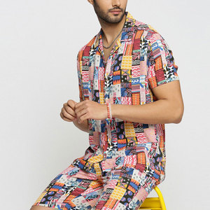 <b>Men's</b> Casual Summer <b>Shorts</b> Set New Design Solid Color Breathable Factory-Made <b>Shorts</b> with Sublimation Print Low Price - Product Image 4