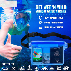 Pochette pour téléphone étanche avec sangle de taille pour la natation, le canotage, le <span class=keywords><strong>kayak</strong></span>, les activités de plage. - Product Image 5