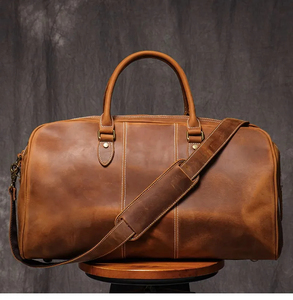 Factory Custom High Quality Vegan Leather Mens <b>Womens</b> Duffle Travel Overnight <b>Weekend</b> Duffel <b>Bag</b> - Product Image 1