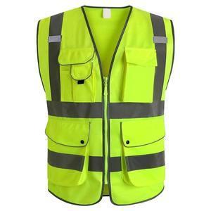 Ropa de Trabajo de Seguridad Personalizada, Transpirable, de Algodón, en Varios Tamaños, OEM, para Construcción, con Alta Visibilidad y Reflectante - Product Image 1