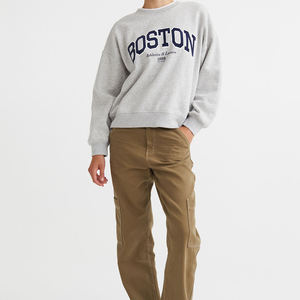 Sudadera de Forro Polar con Logotipo Personalizado para Mujer, Sudadera Estampada para Mujer, Top Corto Deportivo para Mujer, Sudaderas para Mujer - Product Image 3