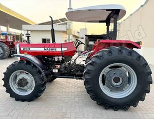 Tractor de Ruedas Massey Ferguson de 120 CV, Usado y Nuevo, con Tracción en 2 Ruedas y Transmisión de Engranajes, Modelos 290 y 375 con Caja de Cambios para Bomba de Motor - Product Image 2