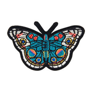 Premium Quality Iron on Large Merrow Border Embroidered Patch <b>Cheap</b> Price Garment Accessories Embroidery Patches - Product Image 3