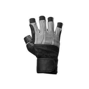 Gants d'haltérophilie paume rembourrée maille respirante poignée antidérapante sangles de poignet réglables pour l'entraînement de musculation - Product Image 1