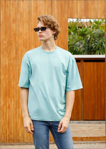 T-shirt graphique personnalisé à la mode en gros de haute qualité 100% coton T-shirts unisexes surdimensionnés poids lourd 230G sérigraphie courte - Product Image 2