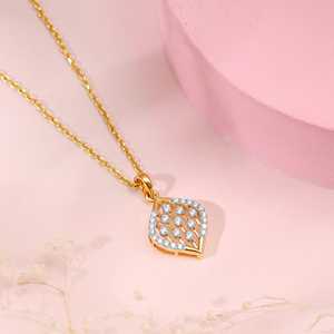 Heer by GIVA Gold Breezy Bling Diamond Pendant & Charm - Product Image 3