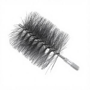 Chimney <b>Brush</b> Cleaning <b>Brush</b> <b>Round</b> Steel Wire Fireplace Flue Pipe Rust - Product Image 1