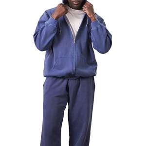 Venta al por mayor de chándales ajustados con capucha Jersey de algodón con logotipo personalizado para hombre ropa de calle de invierno ropa deportiva de gimnasio al por mayor - Product Image 4