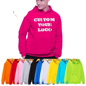Sudadera con Capucha de Felpa Gruesa de Mezcla de Poliéster/Algodón para Hombre, Invierno, Lisa, sin Estampado, Talla Grande, Personalizable con Logotipo OEM - Product Image 4