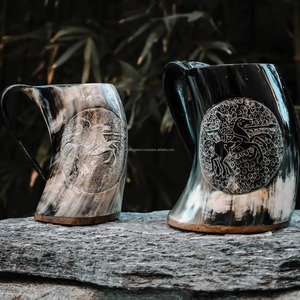 Cuerno Vikingo para Beber de Búfalo 100% Natural con Cuerno de Gran Tamaño para Cerveza o Agua, con la Mejor Calidad, Mayorista de la India - Product Image 3