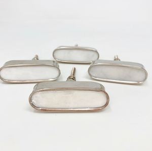 Silver Oval Brass Knobs Unique Decorative Drawer <b>Pulls</b> Knob Usage Home Dresser <b>Door</b> Cabinet Handmade Decorative Kitchen <b>handle</b> - Product Image 5