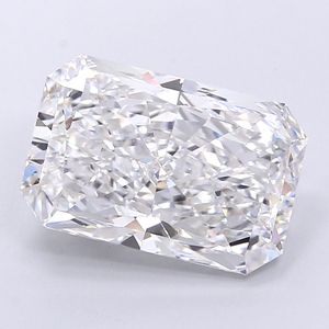 6.00 CARAT Lab Grown Diamond CVD Radiant Cut VVS2 Clarity F Blanc Couleur 12.83 MM IGI Certificat pour des bijoux attrayants - Product Image 1