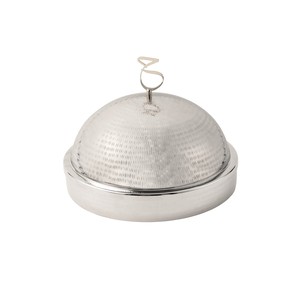 Casserole isotherme en acier inoxydable argenté, motif floral classique moderne, utilisation domestique et hôtelière, compatible gaz et induction - Product Image 5