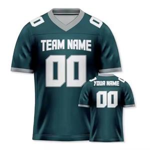 Nouvelle arrivée Maillot de football américain léger et respirant de grande taille Vêtements de football avec impression par sublimation de qualité supérieure - Product Image 3
