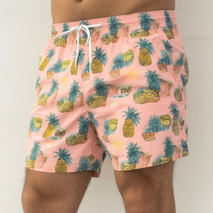 Wholesale Quick Dry Beach Board <b>Shorts</b> for <b>Men</b> Breathable Solid Pattern Swim Trunk Pants Mesh Lining Mid Waist Beach <b>Shorts</b> - Product Image 5