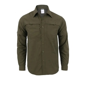 Chemise Safari Homme Manches Courtes | Chemise Safari Classique avec Poches | Chemise Safari Légère pour Voyage - Product Image 5