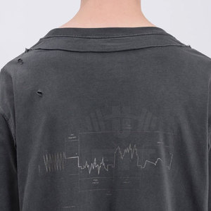 Sweat-shirt décontracté pour homme en coton 100% de haute qualité, respirant, effet usé, pour l'hiver - Product Image 4