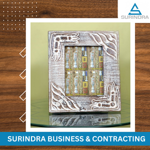 Venta al por Mayor de Marcos de Fotos de Madera Sólida SURINDRA de Alta Calidad, 8x10 Pulgadas, Acabado Antiguo, OEM Disponible, Tamaño Personalizable, Popular - Product Image 3