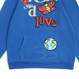 Sudaderas con Estampado Puff para Hombre al por Mayor con MOQ Bajo, Ropa Cómoda con Estampado Puff - Product Image 3