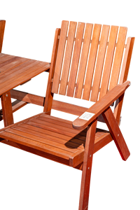 Muebles de exterior personalizados de calidad superior Asientos de jardín modernos Banco de madera maciza impermeable para Patio Park Hotel - Product Image 5