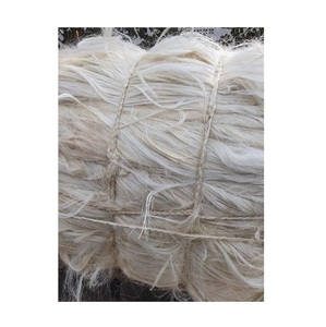 Fournisseur de prix le moins cher en vrac blanc 100% naturel/fibre de sisal de qualité/matériau en fibre de sisal brut avec livraison rapide - Product Image 1
