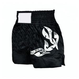 Pantalones cortos de MMA hechos a medida más vendidos, nueva función elástica hecha en Pakistán para entrenamiento de boxeo de lucha de Muay Thai - Product Image 4