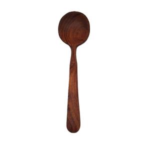 Cuillère en bois naturel en bois d'acacia Cadeau de mariage classique pour la cuisine et la restauration & Cuillères de service pour aliments de mariage - Product Image 1