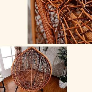 Chaise suspendue en rotin fabriquée en usine pour les projets de patio et de paysage - Product Image 5