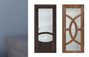 Collection classique Cadre de porte uPVC sans panneau | Design européen intemporel - Product Image 4