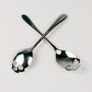 <b>Skull</b> Design Stainless Steel Coffee Spoons Unique Style Durable Rust Resistant Stirring Spoons Perfect For Home And <b>Gifting</b> - Product Image 4
