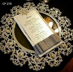 Assiette de présentation décorative artisanale de haute qualité pour le dîner de mariage ou la décoration de fête d'occasion spéciale, assiette de service pour le dîner - Product Image 4