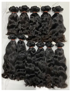 Extensiones de cabello humano rizado indio de 16 pulgadas de alta calidad 100% paquetes de cabello rizado Virgen sin procesar cabello rizado indio crudo - Product Image 3