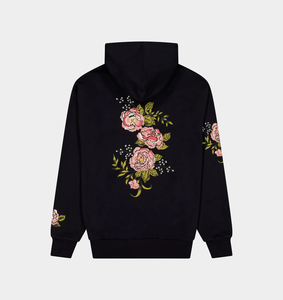 Logo personnalisé 450 GSM 100% coton 450 GSM sweats à capuche pour hommes en polaire lourde surdimensionnée avec broderie graphique multicolore - Product Image 4