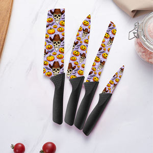 Popular Hot Selling Ceramic Blade Plastic Professional Chef <b>Knife</b> Set 7-Piece Durable Dishwasher <b>Safe</b> Ambidextrous for Cooking - Product Image 4