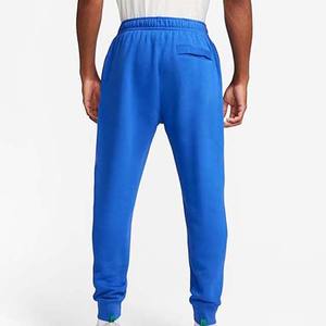 กางเกงสเวตเตอร์ลำลองเอวกลางขาตรงของผู้ชายกางเกงผ้าฝ้าย100% น้ำหนักเบาระบายอากาศสีทึบมีเชือกรูดด้านหน้าแบน - Product Image 2