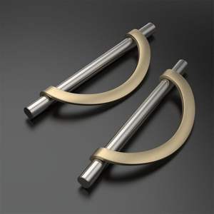 Brass Handles Knobs Durable Eco-Friendly Minimalist High-quality Customizable Furniture <b>Hardware</b> for Kitchen Hotel Use Drawers - Product Image 3